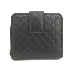 ✨GUCCI MICRO Ss GG Logo Leather Zip Around Bifold Wallet. For Male Or Female✨